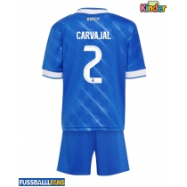 Real Madrid Daniel Carvajal #2 3rd trikot Kinder 2025-26 Kurzarm (+ Kurze Hosen)